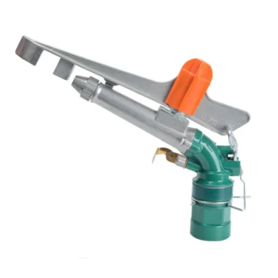 Automatic Irrigation System Rain Water Gun Sprinkler 360 Gear Drive Impact Sprinkler