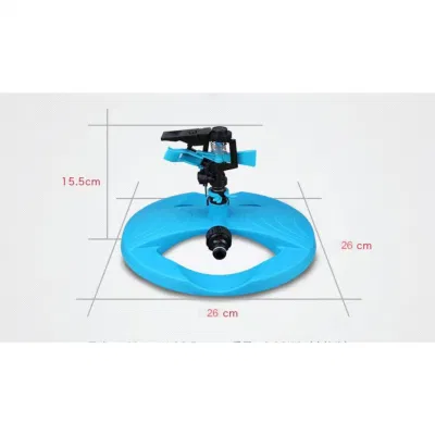  Garden Irrigation Sprinkler Lawn Sprinkler with Long Range Pulsating Head for up to 360 Degrees Watering of Your Garden Wyz10169-1