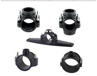Pn16 Farm Irrigation Systems ISO9001 Irriplast Brand 50-100mm HDPE Female Saddle Base