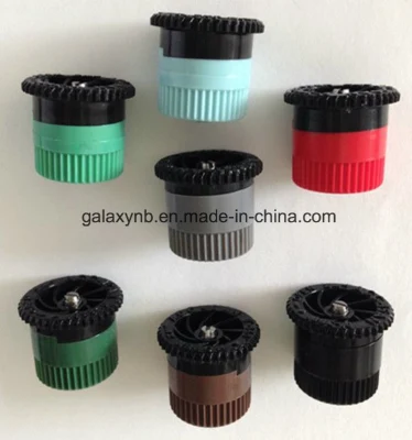 Green Pop-up Sprinkler with Hedge Nozzle