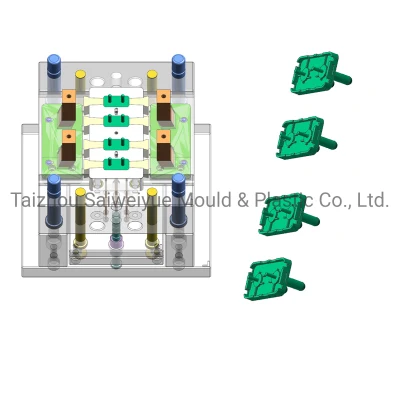 Plastic Quick Coupling Mold Key Industrial Irrigation Pressure Gauge Valve Injection Mould