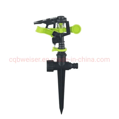  Garden Lawn Water Irrigation Pulsating Plastic Impulse Spike Sprinkler