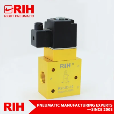  R23jd Series 12V 24V 110V 220V 230V DC AC 3/4 1 1.5 2 Inch 2/2 Way Normally Closed Plastic PVC Irrigation Water Solenoid Valve