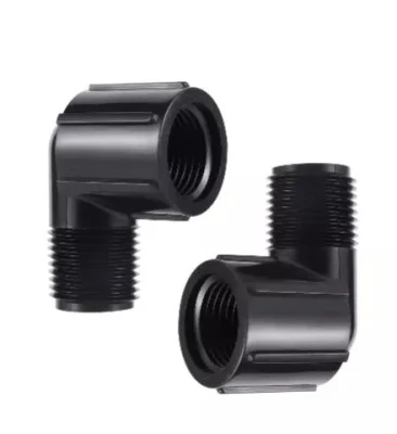 Agricultural Garden Irrigation 1/2&quot; Internal and External Thread 90 Degree Elbow Connector Pop-up Sprinkler Connector Adapter