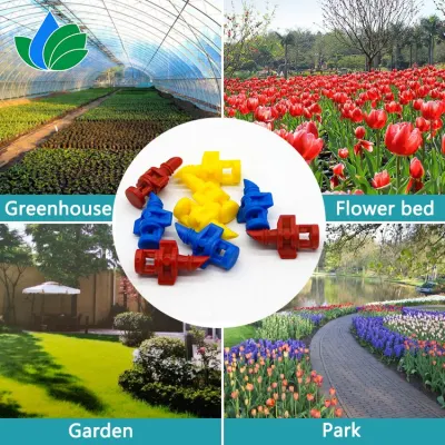 Mini Atomizing Easy 360 Degree Close Refraction Plastic Sprinkler