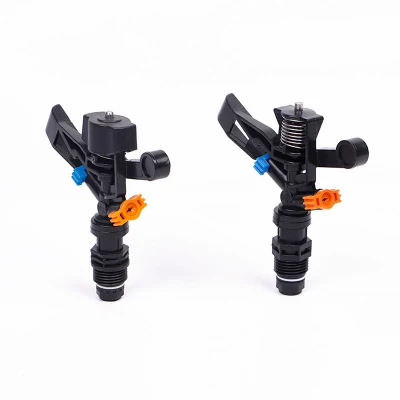  High Quality 360 Degree Rotatable Single Double Hole Irrigation System Rain Gun Water Sprinkler