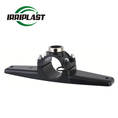  Pn16 PP Clamp HDPE Female Saddle Base for Water Supply and Irrigation