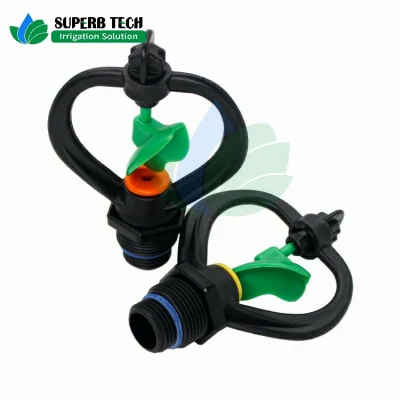 Medium Distance Sprinkler 360 Degree Rotating Plastic Impact Sprinkler Rotating Sprayer for Irrigation System