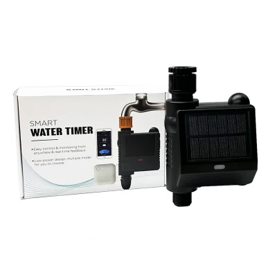  Garden Drip Irrigation Home Phone APP Control Solar Panel Smart Outdoor Water Valve Timer Controller System