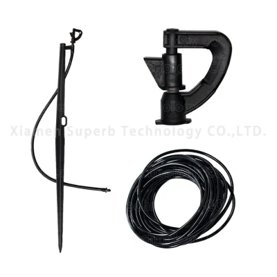 Farm Lawn Irrigation 360 Degrees Rotating Spraying Small Plastic Sprinkler