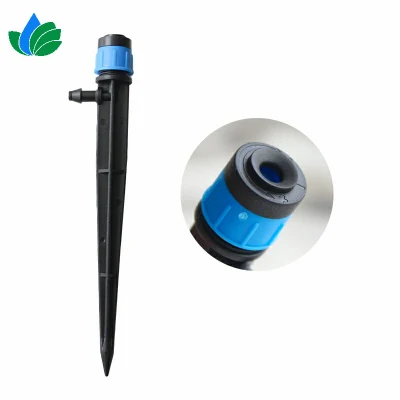 25cm Ajustable Dripper with Stake No Pressure Compenstaion Dripper