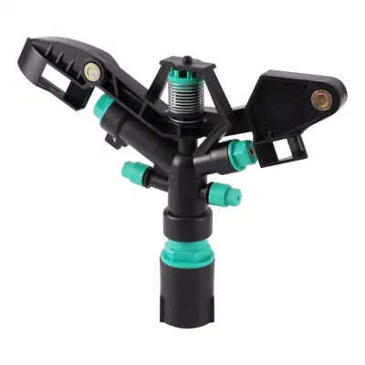 1&quot; Female Thread 360 Impact Sprinkler Garden Lawn Orchard Forestry Seedling Agriculture Farm Watering Irrigation Rocker Nozzle