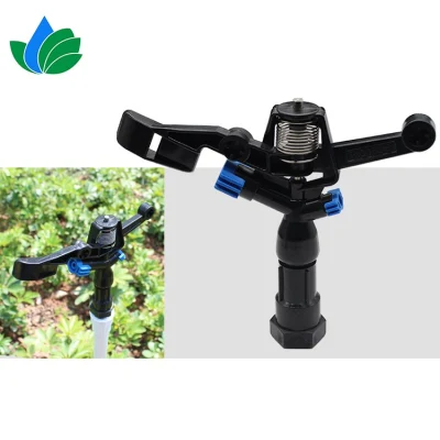  Plastic Impact Sprinkler 3/4inch Internal Thread 360 Degree Automatic Rotating Sprayer