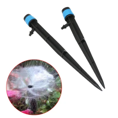  Garden Drip Irrigation System Greenhouse Bubbler Adjustable Stake Irrigation Vortex Emitters Dripper