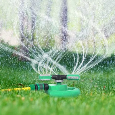  Hot Sale Automatic Water 360 Degree Rotation System Coverage Yard Garden Sprinkler
