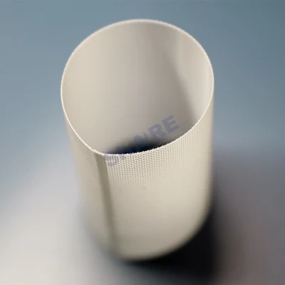  PP Filter Mesh Micro Tubes, Tubes, Tube Cuts, Rectangles, Segment, One End Sealed, Two Open Ends