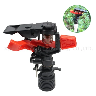  Irrigation Impact Sprinkler 360 Degrees Rotating Adjustable Angle Water Sprayer