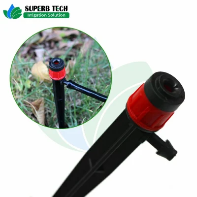 Garden Sprinkler Plastic Adjustable Dripper Bubbler on Stake