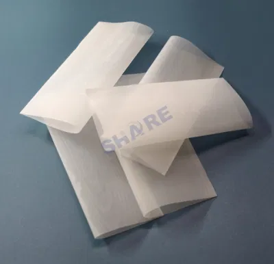Polyethylene Filter Mesh Micro Tubes, Tubes, Tube Cuts, Rectangles, Segment, One End Sealed, Two Open Ends