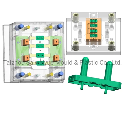 Plastic Quick Coupling Mold Key Industrial Irrigation Pressure Gauge Valve Injection Mould