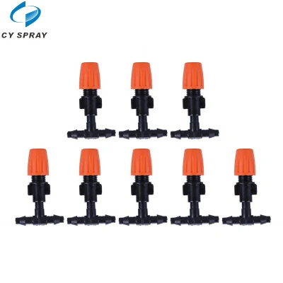  Atomization Nozzle Water Control Sprayer DIY Micro Drip Irrigation Plant Self Garden Mist Sprinkler with Hose Connector