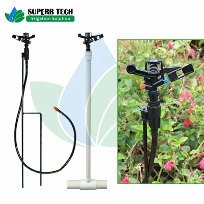 1/2inch Plastic Male Thread 360 Degree Water Rotating Impact Sprinkler Plant Irrigation