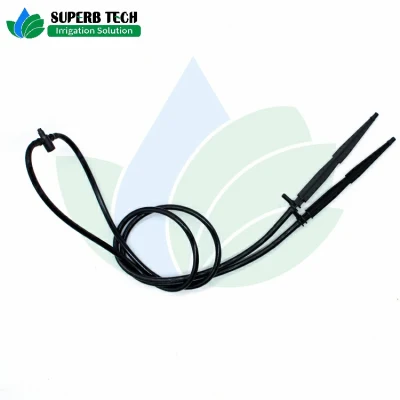  Two Branches Straight Arrow Dripper for Micro Drip Irrigation System