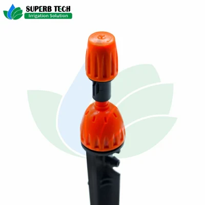 Ajustable Bubbler Dripper with Stake Without Pressure Compensation