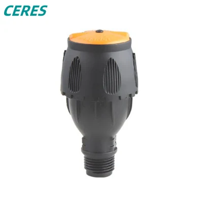  360 Degree Rotating Impact Popup Sprinkler with Double Water Jets for Irrigation System