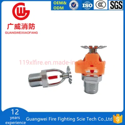 Standard Response 5.0mm Brass Glass Ball Pendent Fire Sprinkler