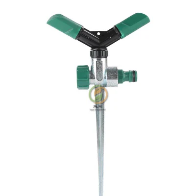  Garden Lawn Sprinkler Impulse Sprinkler with Plastic Spike Irrigation Sprinkler Watering Irrigation