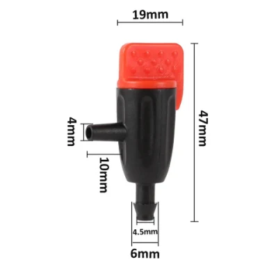 Wholesale 0~40L Adjustable Dripper Irrigation System Micro Sprinkler Drip Irrigation Water Dripper Emitter