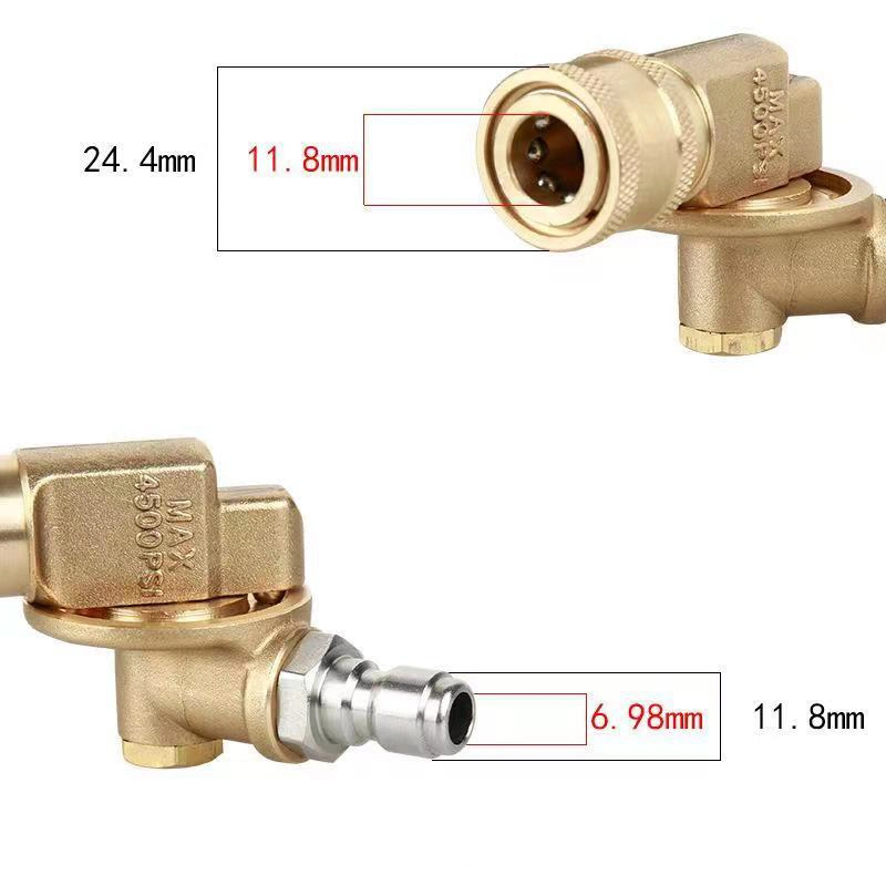 Brass Controlled Angle Impact Sprinkler with 7 Types of Sprinklers