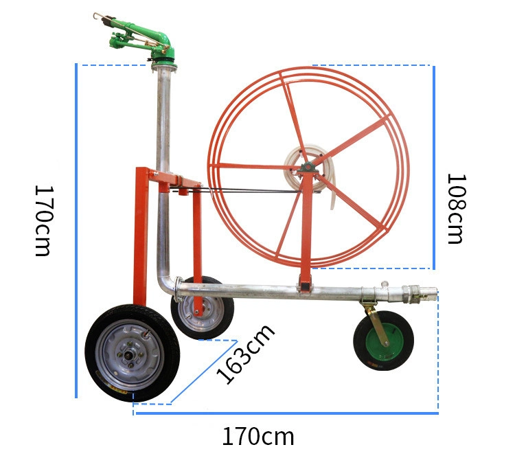 Irrigation Gun Sprinkler System Metal Sprinkler Stand Rain Gun Sprinkler Tripod Stand