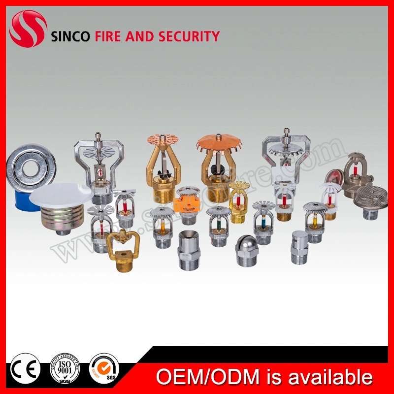 Zst Fire Fighting Sprinklers Types, Brass Bulb Sprinklers Head, Fire Extinguisher Sprinkler/OEM/ODM