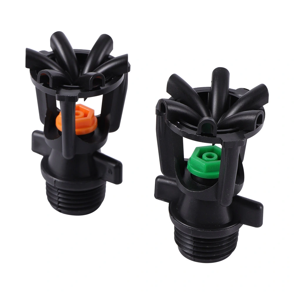 Garden 1/2 Male Thread Mini Lawn Farmland Irrigation 360 Rotating Watering Nozzle Scattering Sprinkler