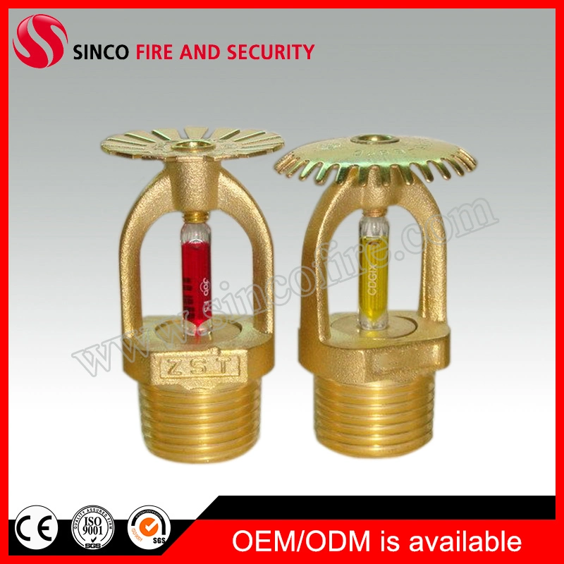 Zst Fire Fighting Sprinklers Types, Brass Bulb Sprinklers Head, Fire Extinguisher Sprinkler/OEM/ODM