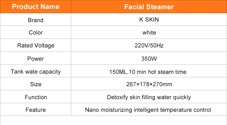 Personal Skin Care Best Home Use Facial Sprayer Ionic Hot Mist Ozone Steamer Facial Steamer Instrument