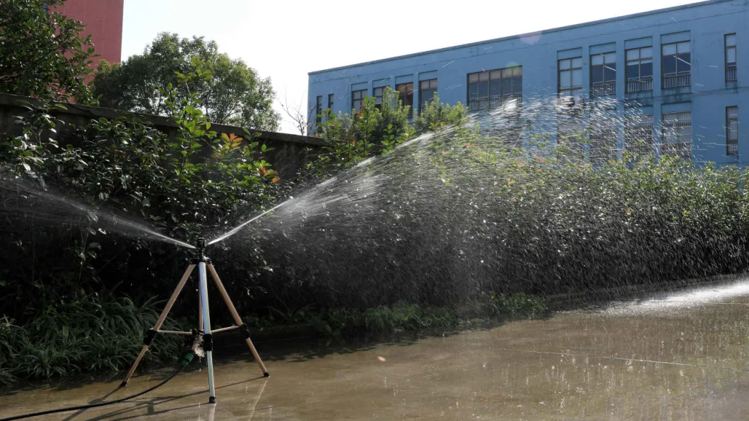 3/4 Irrigation Water Impact Spinning Install Outdoor Sprinkler