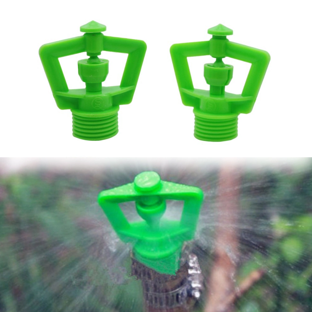 Plastic Garden Rotating 1/2 Inch Male Thread Lawn Watering Irrigation System Micro Mini Sprinkler