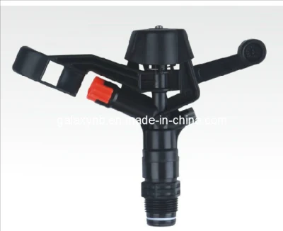 Eficiente y ajustable para el riego Aspersores impulso Plastic-Steel