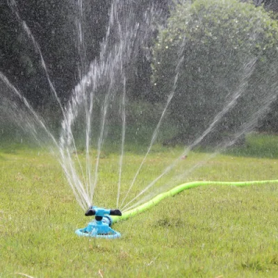 Rociador giratorio automático para jardín de césped, pequeño rociador Trident