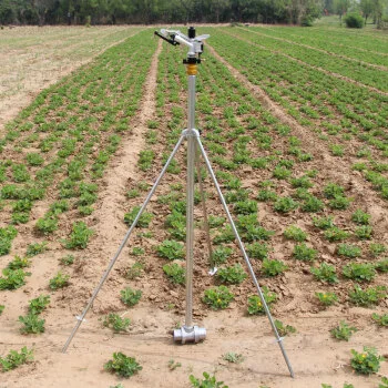 Sistema de riego de la granja rociador Big Gun Stand Rain Gun rociador Soporte de trípode