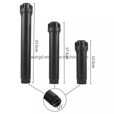  Rosca hembra de 1/2 pulgada de agua emergente Rociar la cabeza 360 grados ajustable rociadores para jardín riego agricultura