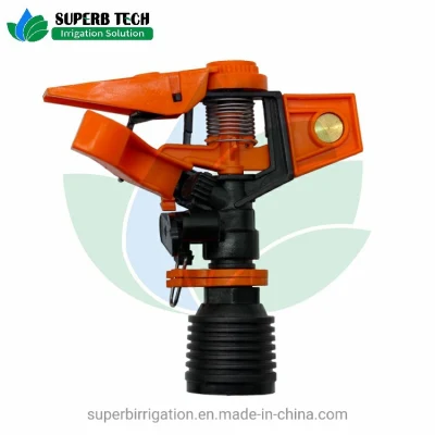  Graden Irrigation 3/4 Female Thread rociador de impacto ajustable