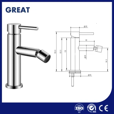 Gran bidé Mano proveedores grifo Gl32107A321 de una sola palanca cromado bidé grifo Corrosion-Resistant bidé mayorista grifo Faucet Bidet pulverizador para wc