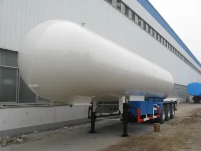 Sinotruk 3 Ejes 55000 litros GPL semi remolque cisterna de transporte