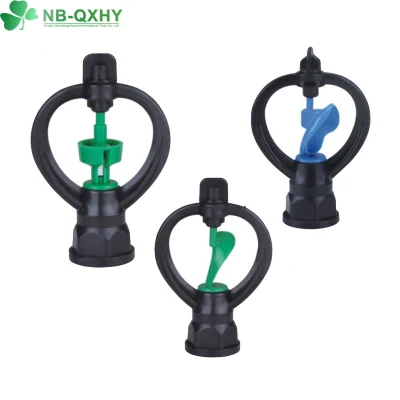  360 grados 1/2&quot; a 1&quot; rociadores de micro verde, rojo mariposa para sistemas de riego por goteo