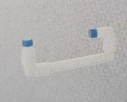 Conector brazo oscilante de plástico para rociador de riego