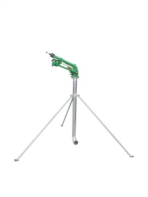 Sistema de rociadores de pistola de riego Soporte de rociadores de metal rociador de pistola de lluvia Soporte de trípode
